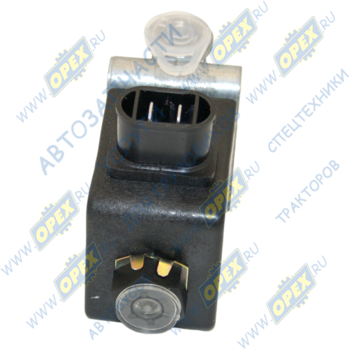 КЭМ-10-01 Клапан электромагнитный 24В, L=85; фишка 2 плос. клеммы, КамАЗ, МАЗ блокировки з/м Объединение Родина1